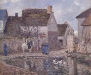 Camille Pissarro The pond at Ennery china oil painting artist